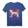Jack Russell Terrier Just A Girl Who Loves Dog Flower Floral T-Shirt - Niedliches Hundedesign für Damen & Hundeliebhaber