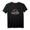 Jurassic Park Original Fossil Silhouette Faded Logo T-Shirt - Offiziell lizenziertes Fan-Shirt für Dinosaurier- und Filmfans