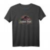 Jurassic Park Original Fossil Silhouette Faded Logo T-Shirt - Offiziell lizenziertes Fan-Shirt für Dinosaurier- und Filmfans