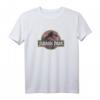 Jurassic Park Original Fossil Silhouette Faded Logo T-Shirt - Offiziell lizenziertes Fan-Shirt für Dinosaurier- und Filmfans