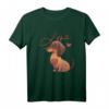 Dackelhund mit Herzdeko - Dachshundlove T-Shirt für Hundeliebhaber, Fans & Freunde als Geschenk für Valentinstag, Geburtstag & mehr