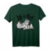 HapDeer 101 Dalmatians T-Shirt - Vintage Design mit 'Life Is Ruff' für Hundeliebhaber & Disney-Fans