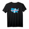 HapDeer T-Shirt Across America - Official Merchandise, Klassisch geschnitten, doppelt genähter Saum