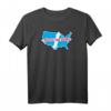 HapDeer T-Shirt Across America - Official Merchandise, Klassisch geschnitten, doppelt genähter Saum