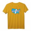 HapDeer T-Shirt Across America - Official Merchandise, Klassisch geschnitten, doppelt genähter Saum
