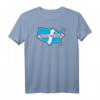 HapDeer T-Shirt Across America - Official Merchandise, Klassisch geschnitten, doppelt genähter Saum