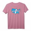 HapDeer T-Shirt Across America - Official Merchandise, Klassisch geschnitten, doppelt genähter Saum