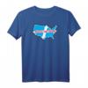 HapDeer T-Shirt Across America - Official Merchandise, Klassisch geschnitten, doppelt genähter Saum