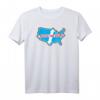 HapDeer T-Shirt Across America - Official Merchandise, Klassisch geschnitten, doppelt genähter Saum