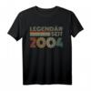 Lustiges 20. Geburtstag T-Shirt für Mann & Frau - Witzige Geschenkidee & Deko für den 20. Geburtstag 2004
