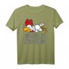 Lustiges Hühner Schlafshirt Pyjama für Damen und Herren - Originelles Geschenk für Langschläfer, Morgenmuffel und Tierliebhaber