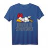 Lustiges Hühner Schlafshirt Pyjama für Damen und Herren - Originelles Geschenk für Langschläfer, Morgenmuffel und Tierliebhaber