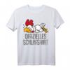 Lustiges Hühner Schlafshirt Pyjama für Damen und Herren - Originelles Geschenk für Langschläfer, Morgenmuffel und Tierliebhaber