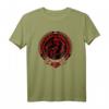 Wikinger Fenrir Fenris Wolf und Keltische Triskele T-Shirt - Mythologie-Design in Rot für Fans nordischer & keltischer Symbole