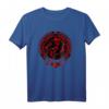 Wikinger Fenrir Fenris Wolf und Keltische Triskele T-Shirt - Mythologie-Design in Rot für Fans nordischer & keltischer Symbole