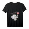 Lustiges Schwangerschafts T-Shirt mit Babybauch Elefant - Perfekt zum Baby-Party Verkünden & als Geschenk für Schwangere