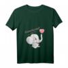 Lustiges Schwangerschafts T-Shirt mit Babybauch Elefant - Perfekt zum Baby-Party Verkünden & als Geschenk für Schwangere