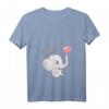 Lustiges Schwangerschafts T-Shirt mit Babybauch Elefant - Perfekt zum Baby-Party Verkünden & als Geschenk für Schwangere