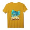 Axolotl Read Book T-Shirt - Lustiges Geschenk für Fische- und Bücherliebhaber, Perfekt zu Weihnachten & Geburtstag für Kinder und Jugendliche