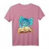Axolotl Read Book T-Shirt - Lustiges Geschenk für Fische- und Bücherliebhaber, Perfekt zu Weihnachten & Geburtstag für Kinder und Jugendliche