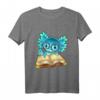 Axolotl Read Book T-Shirt - Lustiges Geschenk für Fische- und Bücherliebhaber, Perfekt zu Weihnachten & Geburtstag für Kinder und Jugendliche
