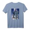 HapDeer Anime T-Shirt mit bunten Schlüsselbildern und Attack on Titan Logo - Lizenzierter Merchandise
