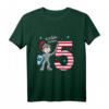 Kinder 5. Geburtstag T-Shirt - Ich bin schon fünf mit coolem Ritter und Schwert, ideales Geschenk für kleine Ritter zum Geburtstag