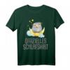 Offizielles Schlafshirt Pyjama Nachthemd Eule Owl – Witziges Geschenk für Langschläfer, Eulenfans und entspannte Nächte für Damen und Herren