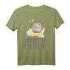 Offizielles Schlafshirt Pyjama Nachthemd Eule Owl – Witziges Geschenk für Langschläfer, Eulenfans und entspannte Nächte für Damen und Herren