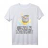 Offizielles Schlafshirt Pyjama Nachthemd Eule Owl – Witziges Geschenk für Langschläfer, Eulenfans und entspannte Nächte für Damen und Herren