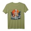 Halloween Meditierendes Skelett Kostüm für Erwachsene - Schlichtes Halloween T-Shirt für Herren & Jungen
