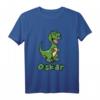 Kinder Dino Dinosaurier Name Oskar T-Shirt – Personalisierte Dino Geschenke für Jungen, Geburtstags- und Weihnachtsgeschenke
