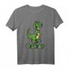 Kinder Dino Dinosaurier Name Oskar T-Shirt – Personalisierte Dino Geschenke für Jungen, Geburtstags- und Weihnachtsgeschenke