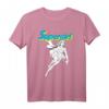 DC Comics Superwoman Mono Action Pose T-Shirt - Offiziell lizenziertes Warner Bros. Fan-Produkt