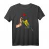 Wellensittich Liebe Sittich Herz Vogel Geschenk T-Shirt - Perfekt für Vogel Liebhaber, Geburtstags- & Weihnachtsgeschenk