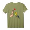 Wellensittich Liebe Sittich Herz Vogel Geschenk T-Shirt - Perfekt für Vogel Liebhaber, Geburtstags- & Weihnachtsgeschenk