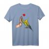 Wellensittich Liebe Sittich Herz Vogel Geschenk T-Shirt - Perfekt für Vogel Liebhaber, Geburtstags- & Weihnachtsgeschenk