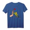 Wellensittich Liebe Sittich Herz Vogel Geschenk T-Shirt - Perfekt für Vogel Liebhaber, Geburtstags- & Weihnachtsgeschenk