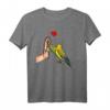 Wellensittich Liebe Sittich Herz Vogel Geschenk T-Shirt - Perfekt für Vogel Liebhaber, Geburtstags- & Weihnachtsgeschenk