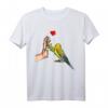 Wellensittich Liebe Sittich Herz Vogel Geschenk T-Shirt - Perfekt für Vogel Liebhaber, Geburtstags- & Weihnachtsgeschenk