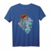 HapDeer The Little Mermaid Ariel Curious & Kind T-Shirt - Offizieller Disney Merchandise für Damen, Herren & Kinder