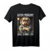 Guten Morgen Ganz dünnes Eis Kaffee Spruch T-Shirt – Lustige Geschenkidee für Morgenmuffel, Katzenliebhaber und Ironie-Fans