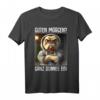Guten Morgen Ganz dünnes Eis Kaffee Spruch T-Shirt – Lustige Geschenkidee für Morgenmuffel, Katzenliebhaber und Ironie-Fans