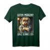 Guten Morgen Ganz dünnes Eis Kaffee Spruch T-Shirt – Lustige Geschenkidee für Morgenmuffel, Katzenliebhaber und Ironie-Fans