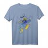 HapDeer Mickey & Donald Duck T-Shirt - Jumping For Joy Paint Splatter Portrait, Offiziell Lizenzierte Disney Apparel für alle Altersgruppen