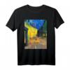 Van Gogh Cafe Terrace at Night Fine Art Print T-Shirt – Künstlerisches Design für Kunstliebhaber & Kunstfans
