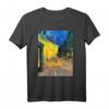 Van Gogh Cafe Terrace at Night Fine Art Print T-Shirt – Künstlerisches Design für Kunstliebhaber & Kunstfans