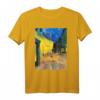 Van Gogh Cafe Terrace at Night Fine Art Print T-Shirt – Künstlerisches Design für Kunstliebhaber & Kunstfans
