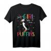 Just A Girl Who Loves Puffins T-Shirt – Perfektes Geschenk für Puffin-Liebhaberinnen und Naturschutzfans