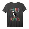 Just A Girl Who Loves Puffins T-Shirt – Perfektes Geschenk für Puffin-Liebhaberinnen und Naturschutzfans